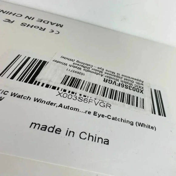 NEW XKIC Automatic Watch Winder Box Craft for Single Watch YBQ01 White - Picture 2 of 3